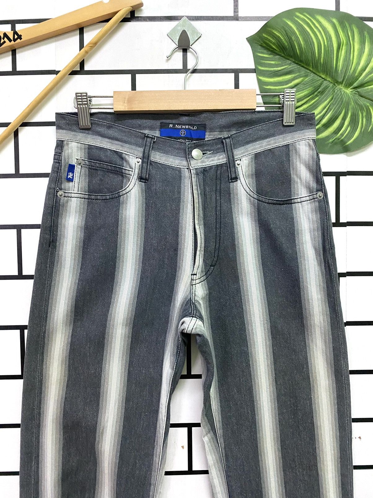 Paul Smith × R.Newbold × Vintage Vintage R.NEWBOLD PAUL SMITH Striped Trouser Pant Size US 28 / EU 44 - 3 Thumbnail