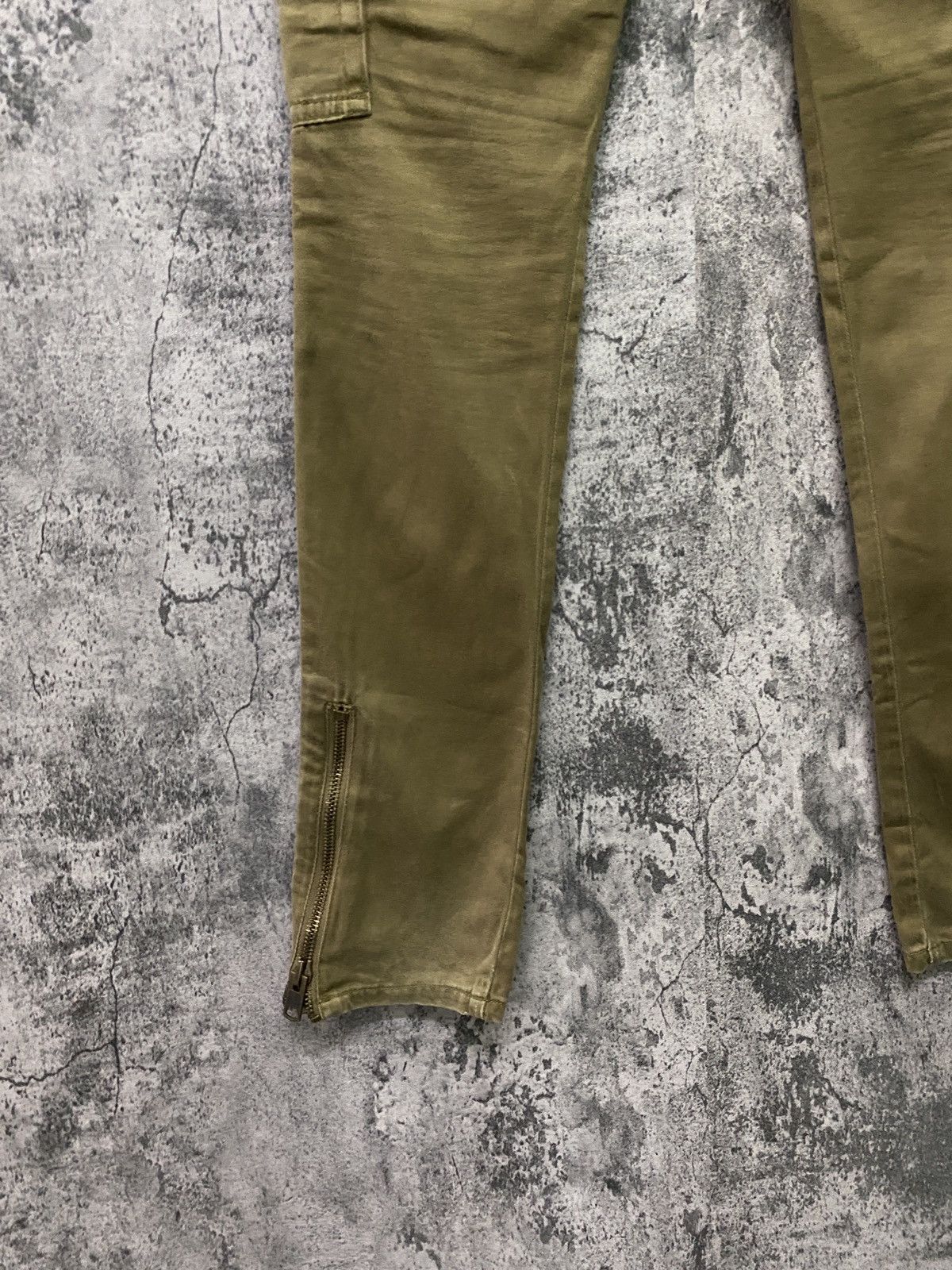 Designer × Japanese Brand Japan CaRgo MOUSSY Studs Low Rise Zipper Ankle Pants Size US 30 / EU 46 - 14 Thumbnail