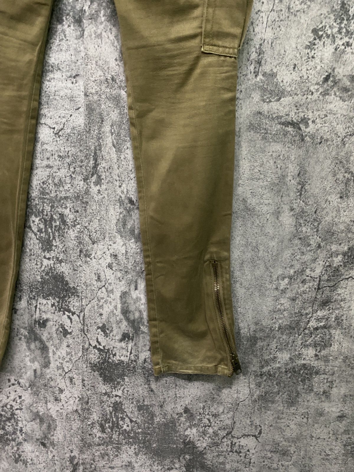 Designer × Japanese Brand Japan CaRgo MOUSSY Studs Low Rise Zipper Ankle Pants Size US 30 / EU 46 - 15 Thumbnail