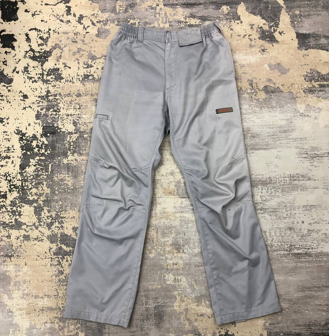 Japanese Brand P10 SUN FADED NISSAN UNIFORM WORK PANTS Size US 31 - 1 Thumbnail