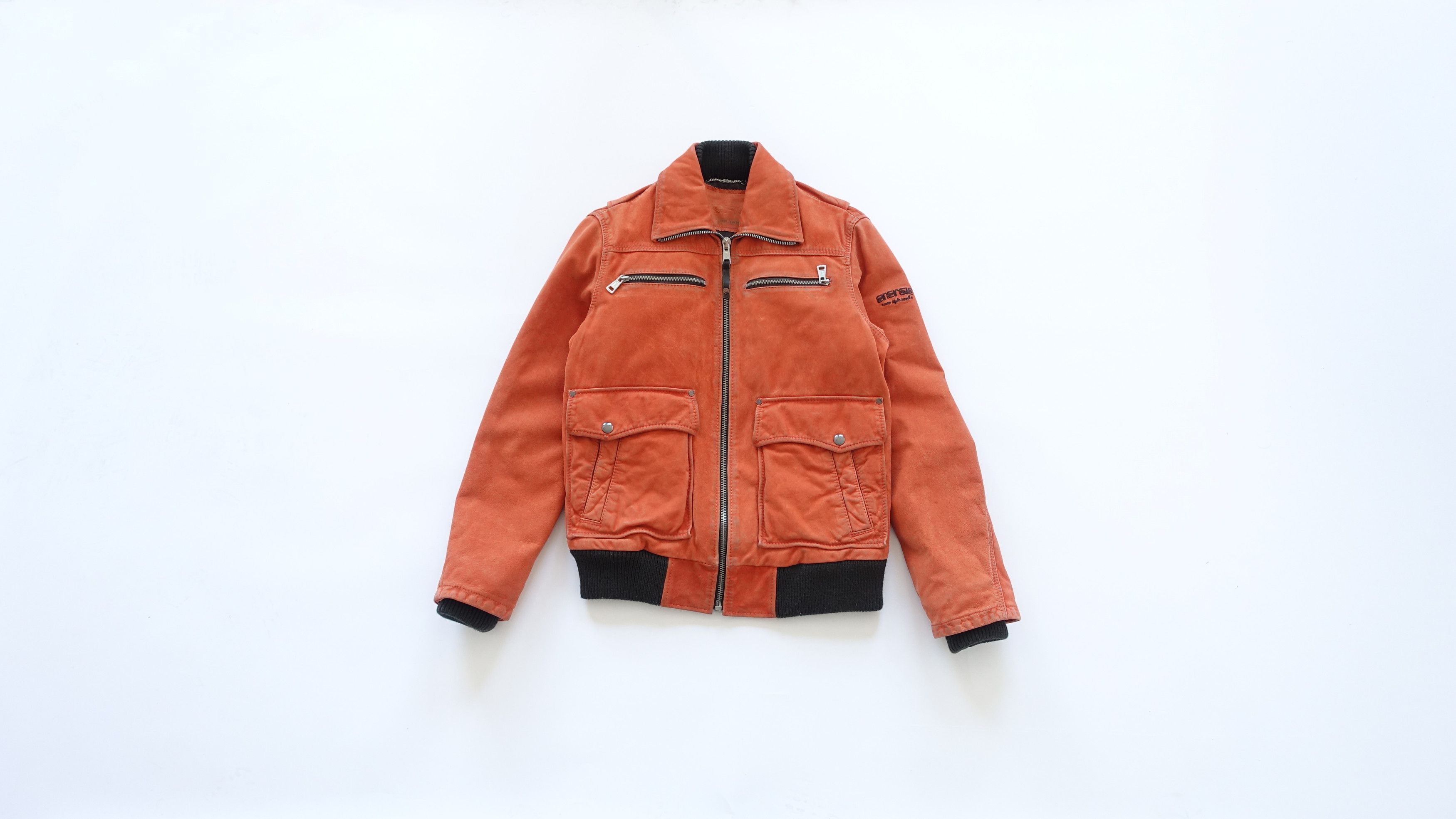 image of Energie Jacket X Vintage in Orange, Men's (Size Medium)
