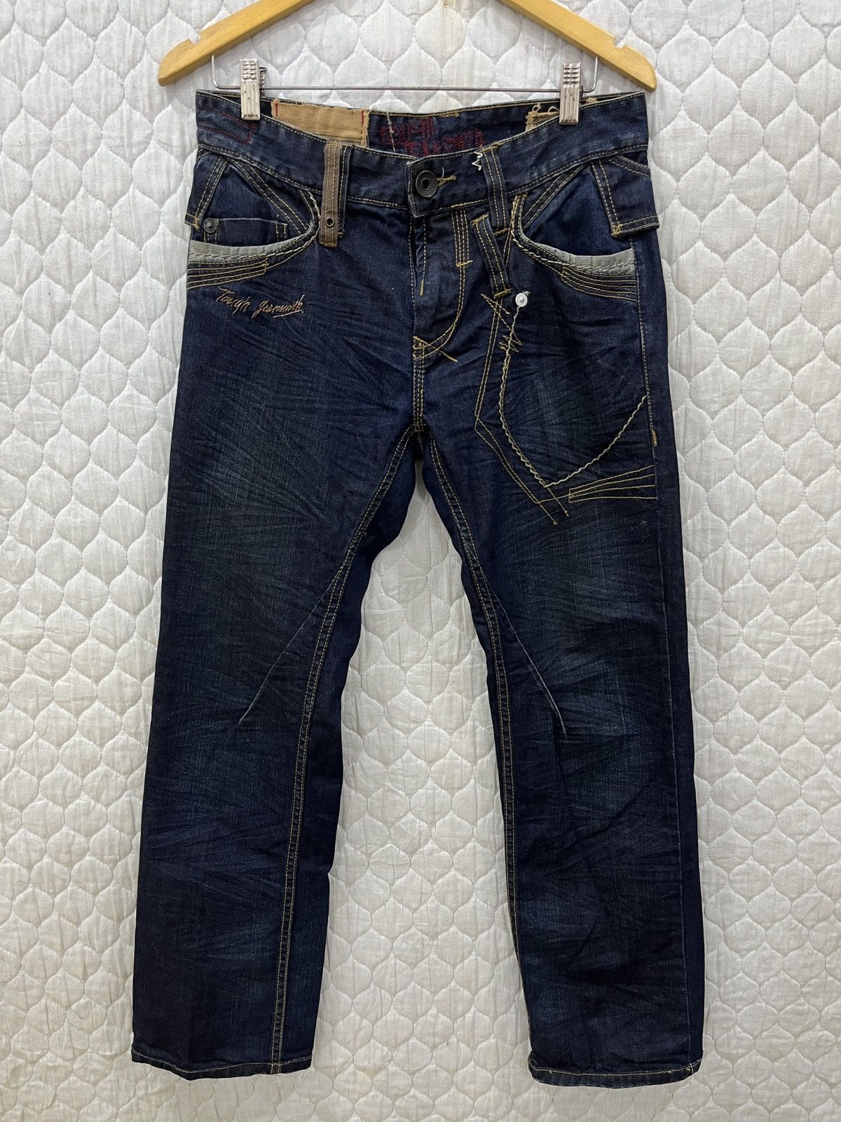 Japanese Brand (Uuu). TOUGH JEANSMITH HYPEBEAST DENIM Size US 32 / EU 48 - 2 Thumbnail