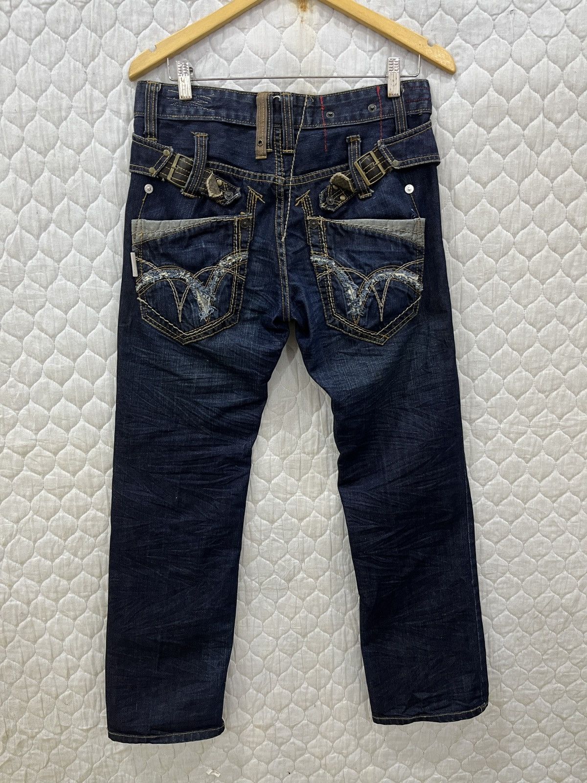 image of Archival Clothing x Le Grande Bleu L G B (Uuu). Tough Jeansmith Hypebeast Denim, Men's (Size 32)