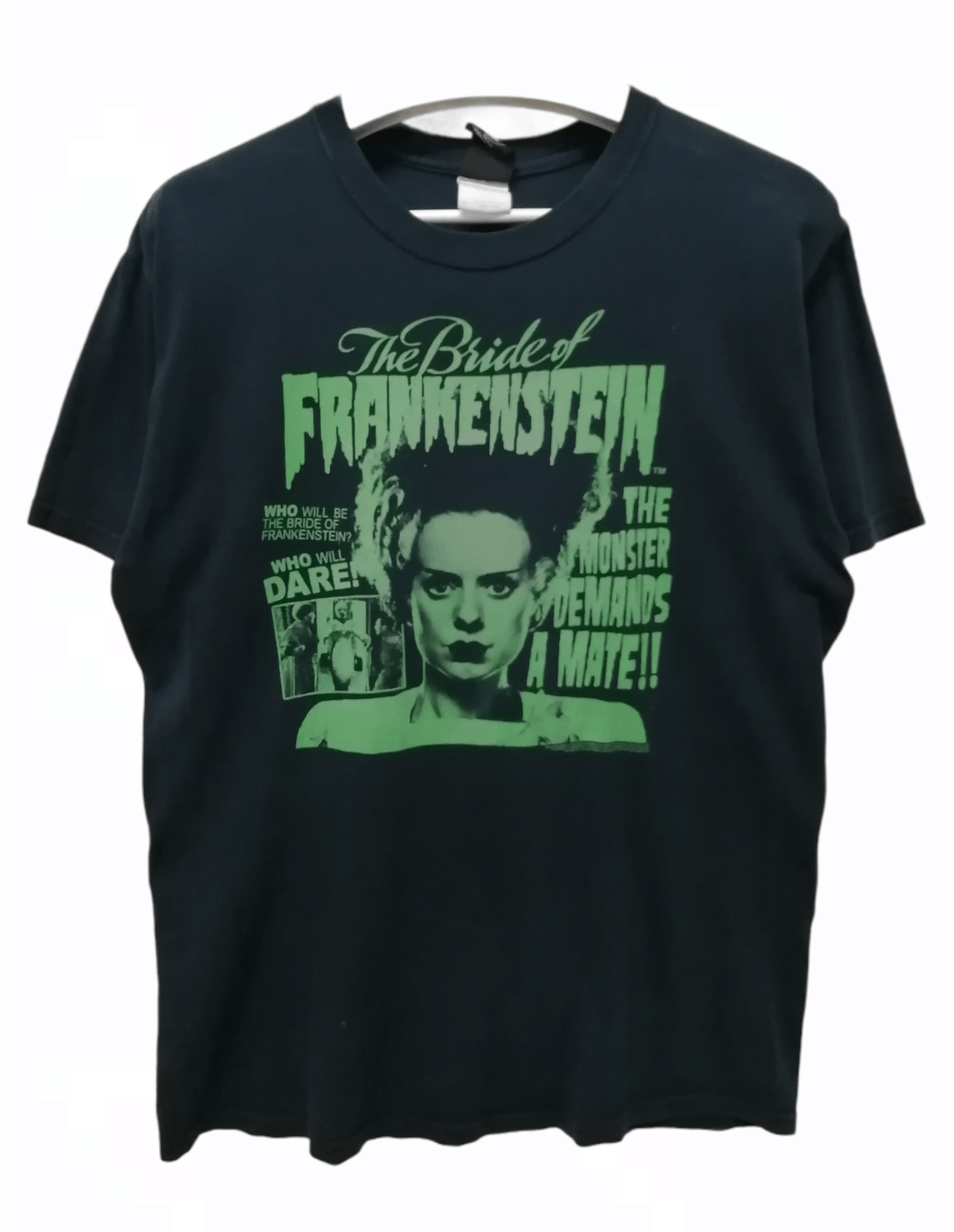 image of Movie x Universal Studios Vintage The Bride Of Frankenstein T-Shirt in Black, Men's (Size Medium)