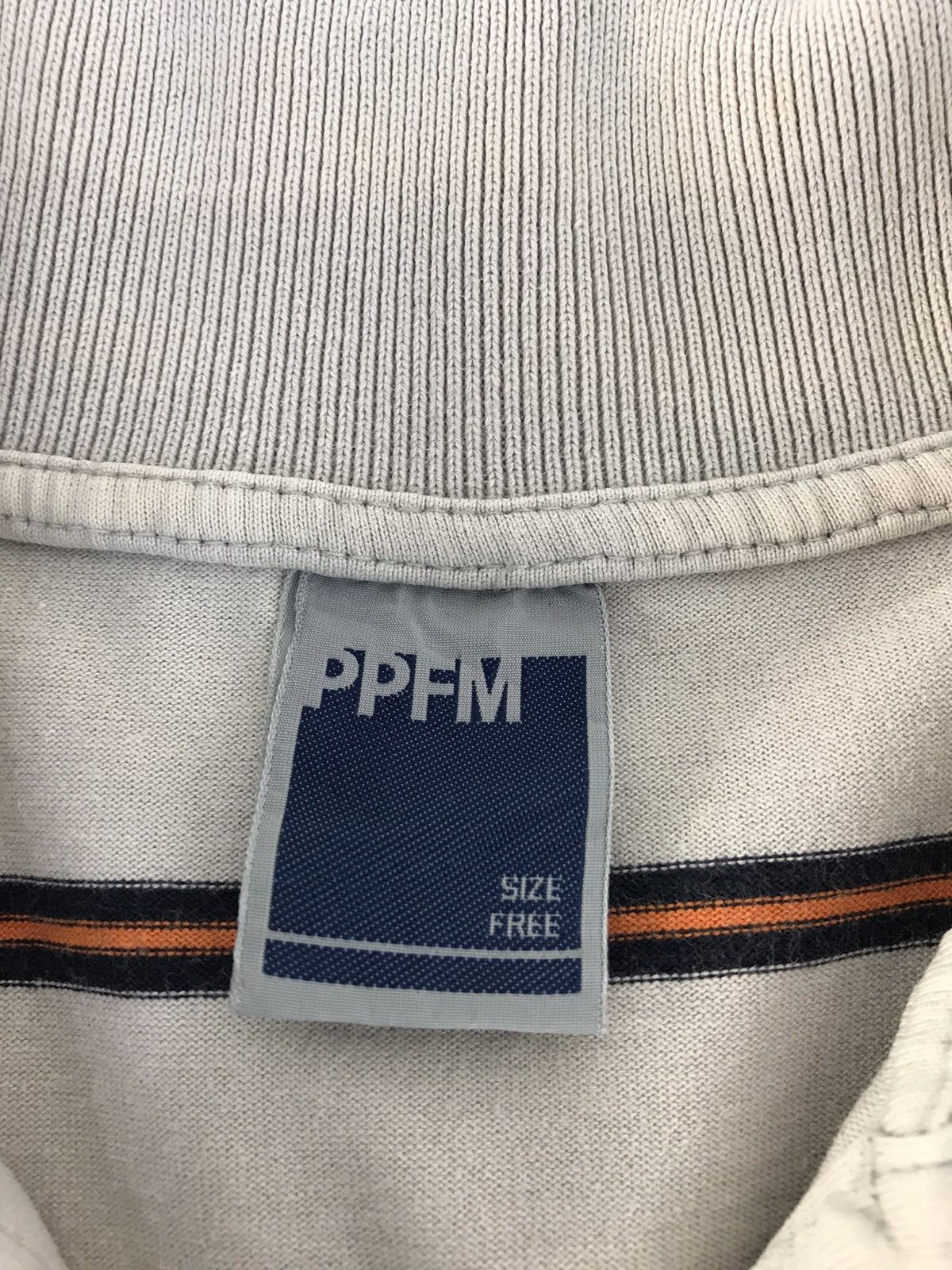 PPFM × Vintage Vintage Ppfm Design Striped Polo Shirt Size US M / EU 48-50 / 2 - 6 Thumbnail