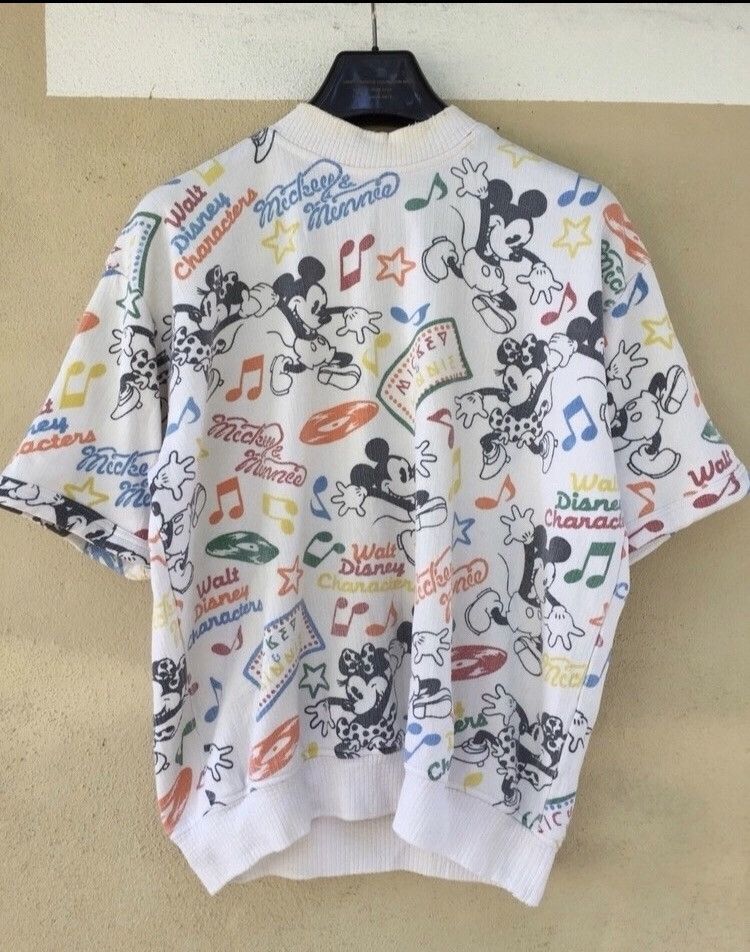 Disney Vintage 80s FullPrint Mickey Mouse Sweatshirt Size US M / EU 48-50 / 2 - 1 Thumbnail