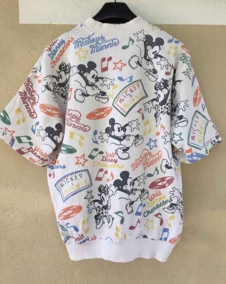 Disney Vintage 80s FullPrint Mickey Mouse Sweatshirt Size US M / EU 48-50 / 2 - 3 Thumbnail