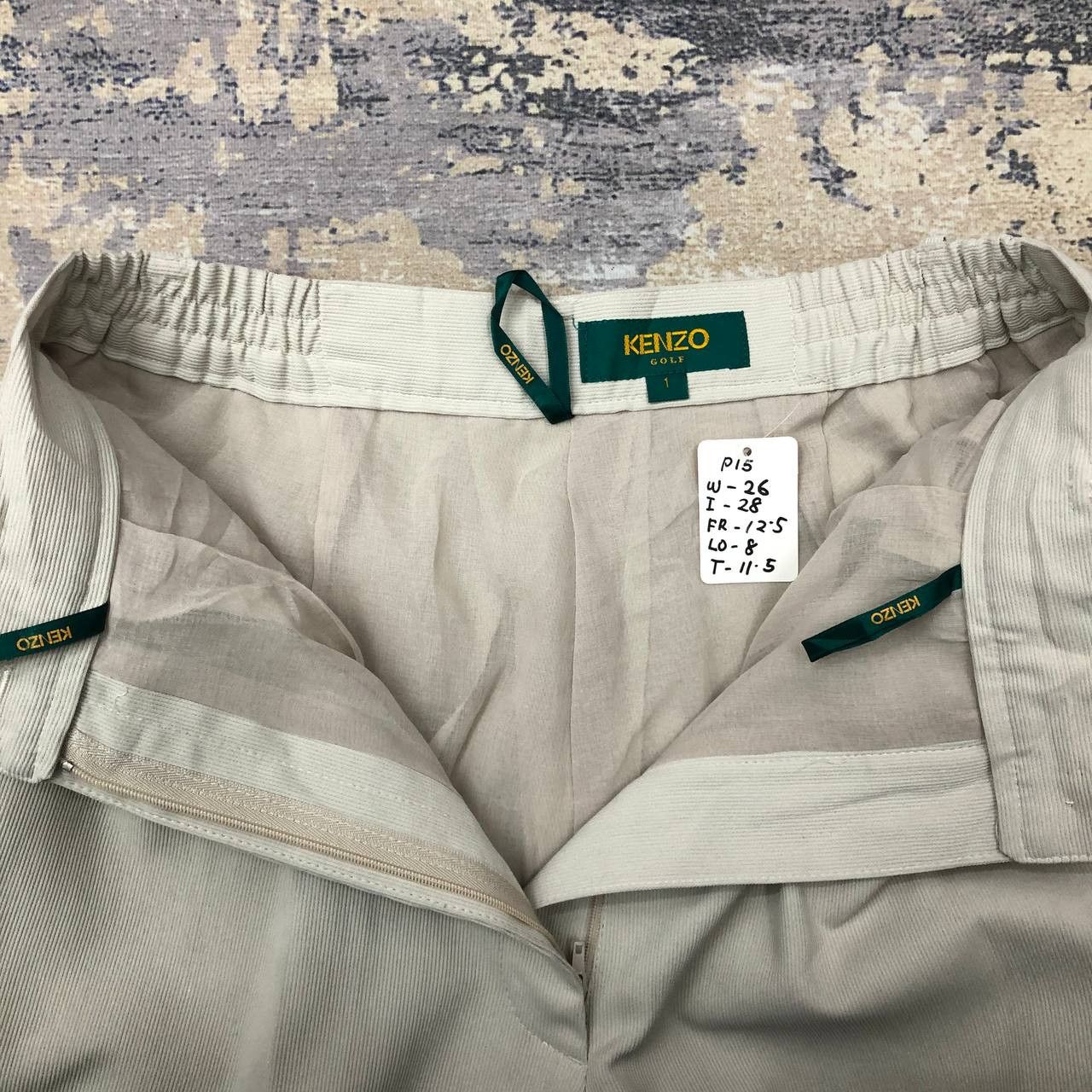 Kenzo P15 KENZO HIGH WAIST GOLF PANTS Size 27" / US 4 / IT 40 - 8 Thumbnail