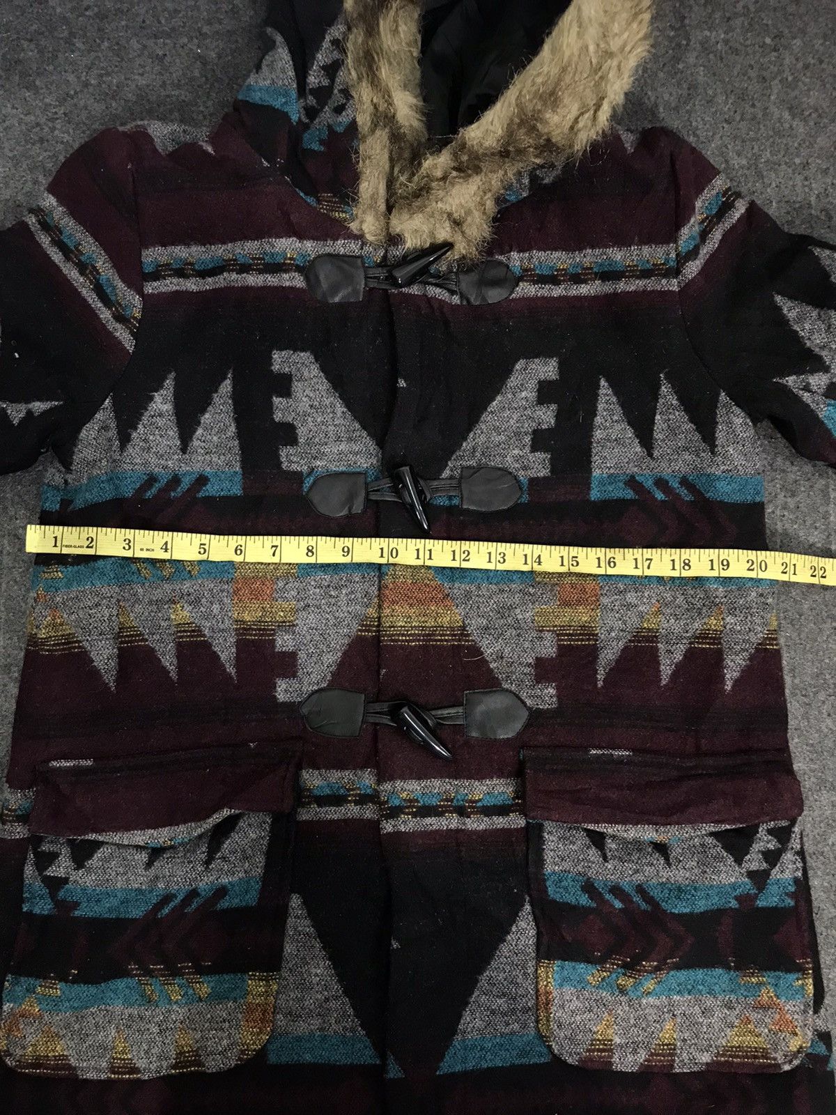 Japanese Brand 291295 LABO Jacket Abstract Aztec Navajo Design Size US M / EU 48-50 / 2 - 8 Thumbnail