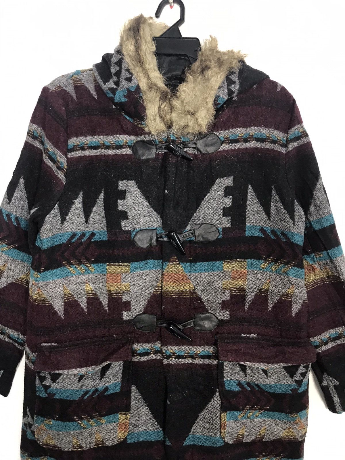 Japanese Brand 291295 LABO Jacket Abstract Aztec Navajo Design Size US M / EU 48-50 / 2 - 3 Thumbnail