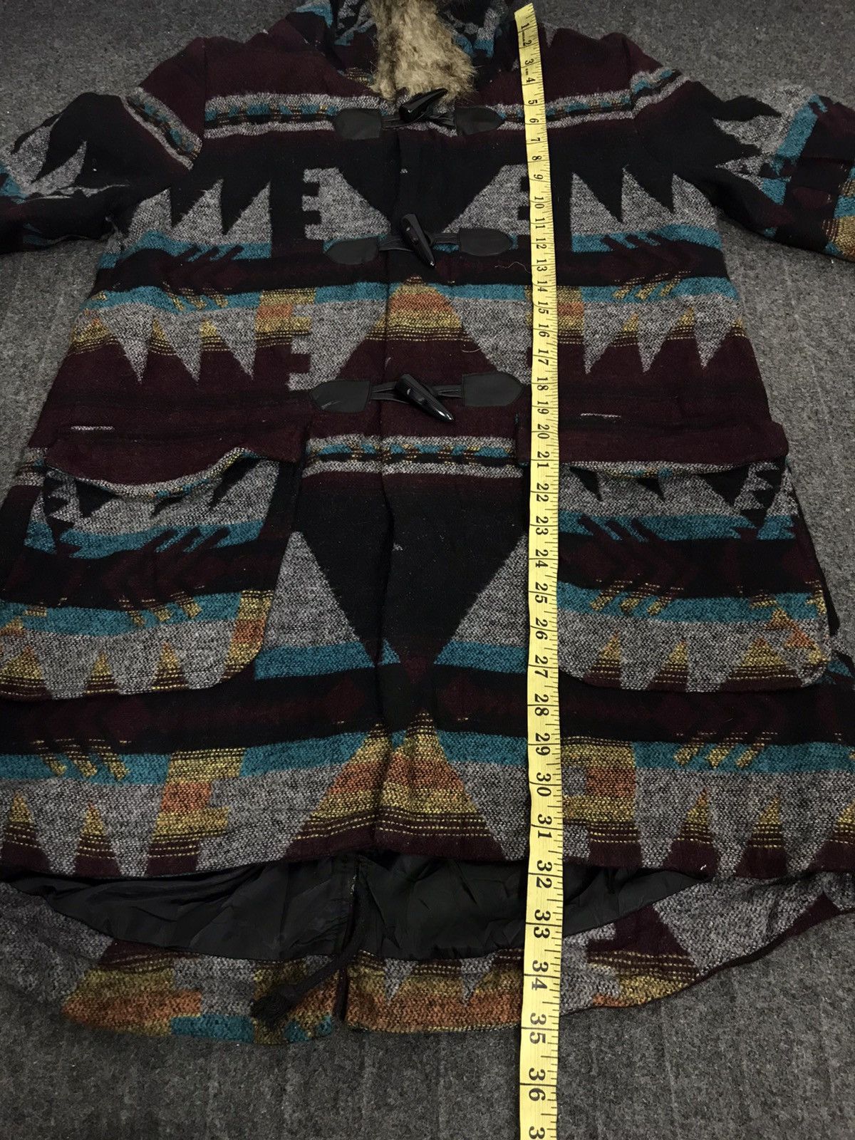 Japanese Brand 291295 LABO Jacket Abstract Aztec Navajo Design Size US M / EU 48-50 / 2 - 9 Thumbnail