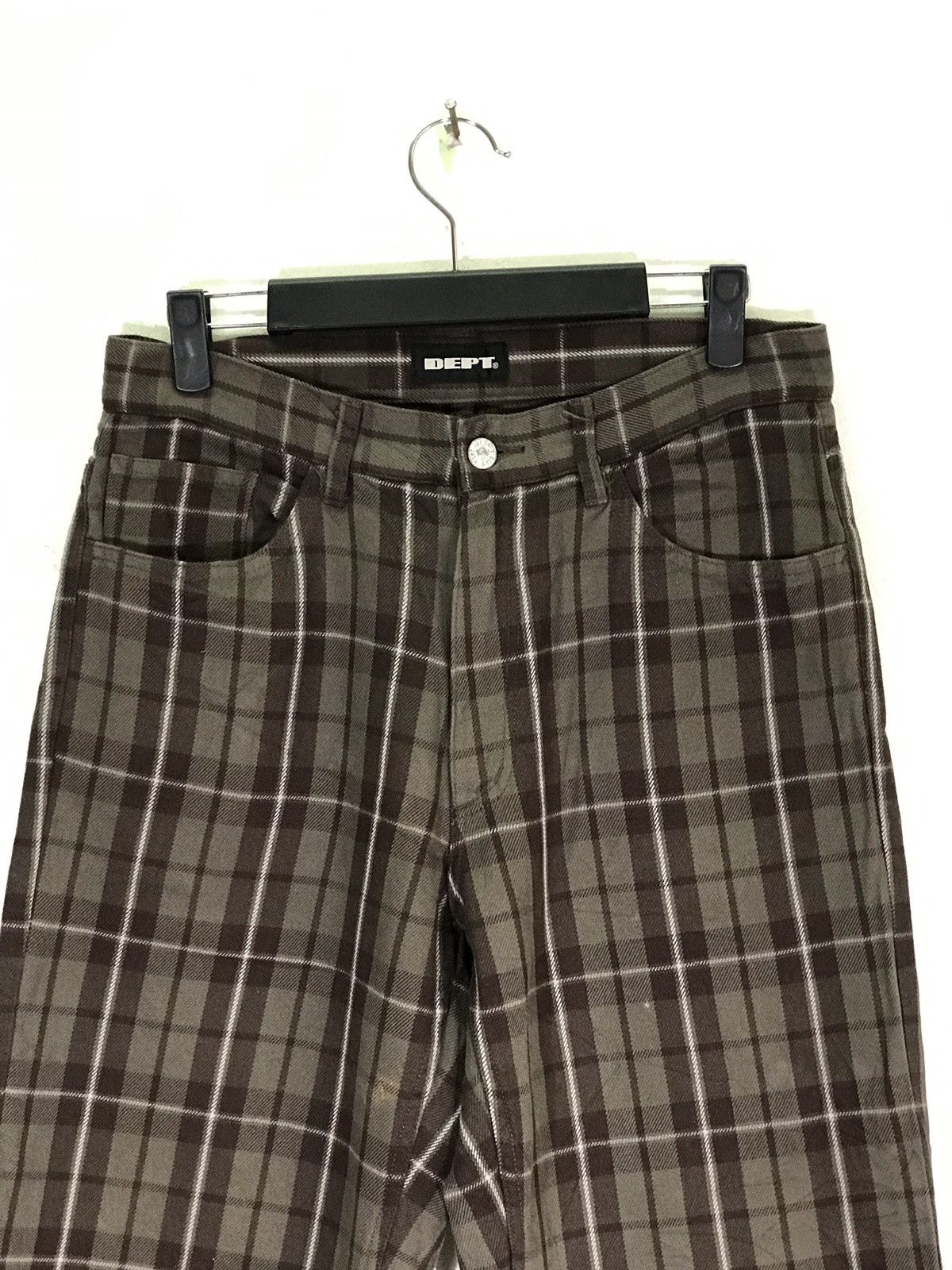 Japanese Brand Made in Japan Dept Check Pants Size US 30 / EU 46 - 2 Thumbnail
