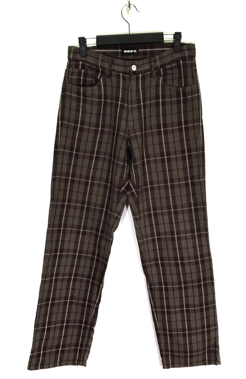 Japanese Brand Made in Japan Dept Check Pants Size US 30 / EU 46 - 1 Thumbnail