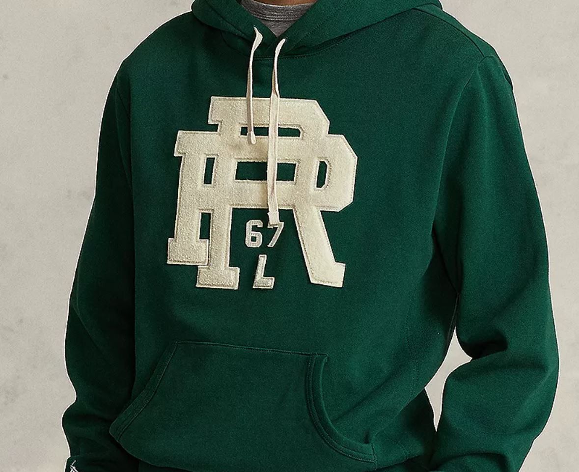Polo Ralph Lauren Logo Patch Fleece Hoodie XL