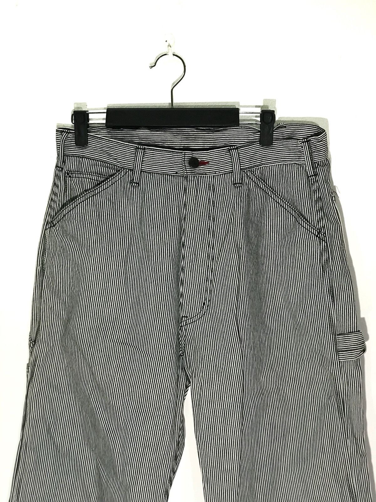 ANDSUNS And Suns Hickory Work Wear Striped Pants Made in Japan Size US 32 / EU 48 - 3 Thumbnail