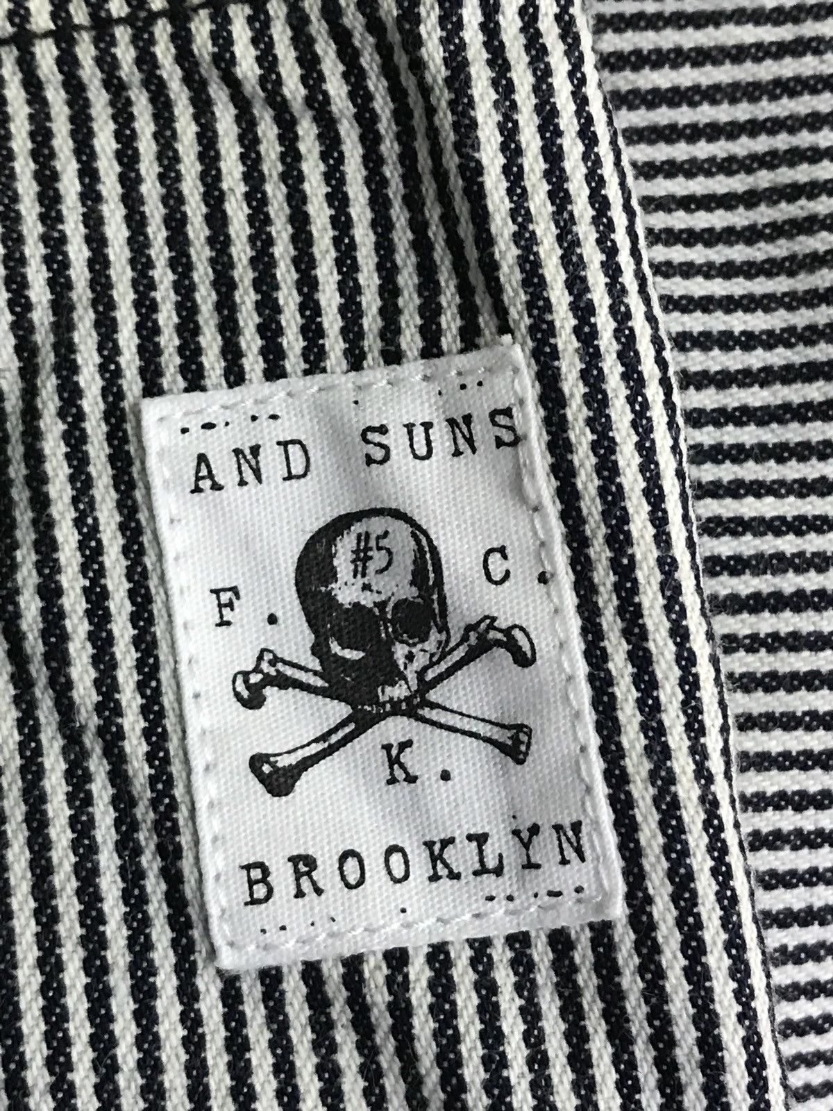 ANDSUNS And Suns Hickory Work Wear Striped Pants Made in Japan Size US 32 / EU 48 - 9 Thumbnail