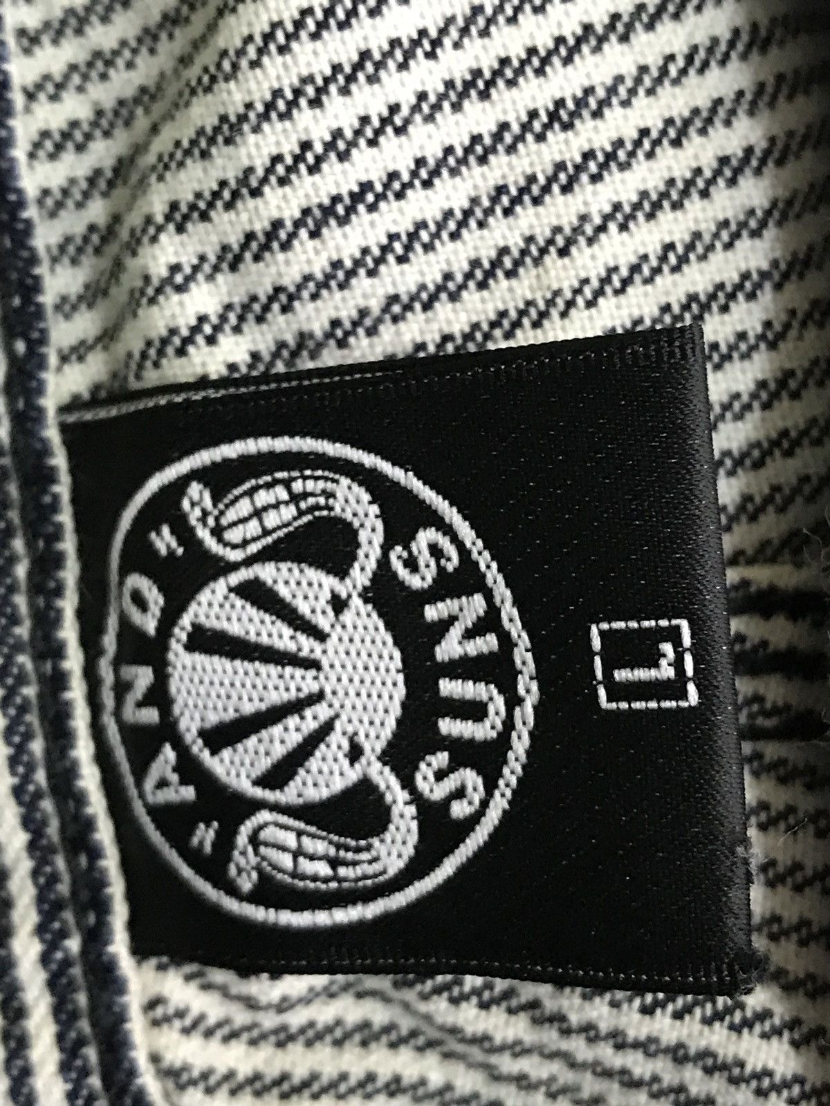 ANDSUNS And Suns Hickory Work Wear Striped Pants Made in Japan Size US 32 / EU 48 - 8 Thumbnail