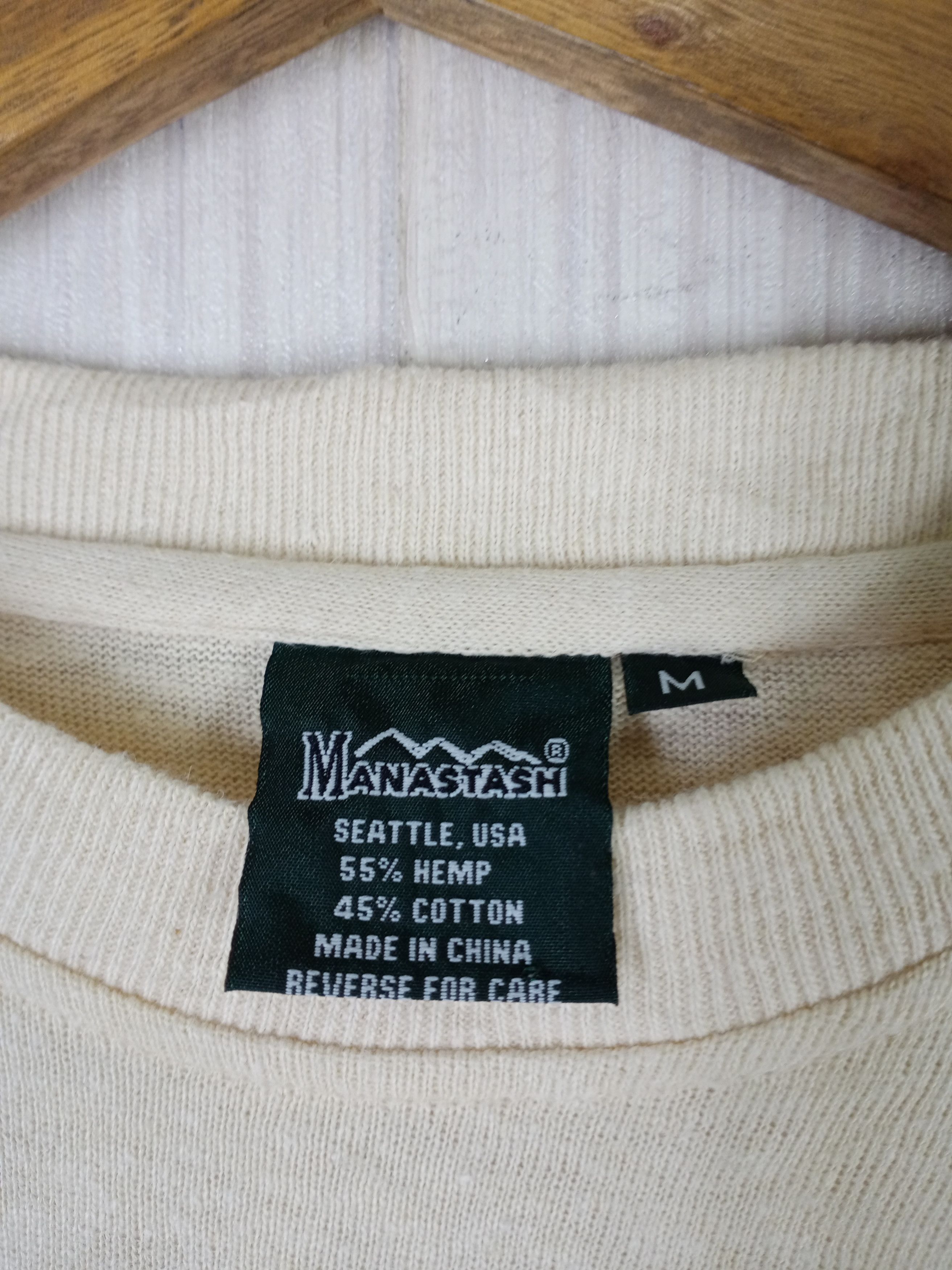 Manastash Manastash Big Logo Tshirt Size US L / EU 52-54 / 3 - 5 Thumbnail