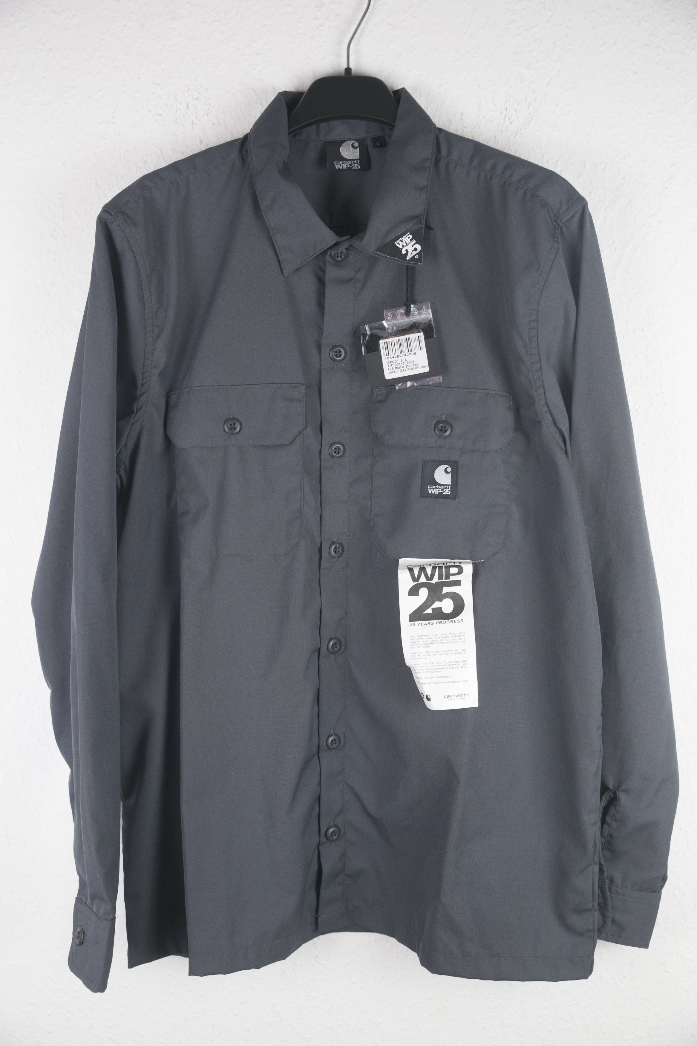 Carhartt Wip Carhartt WIP 25 MASTER SHIRT XXV Legacy Grey Size L Size US L / EU 52-54 / 3 - 2 Thumbnail