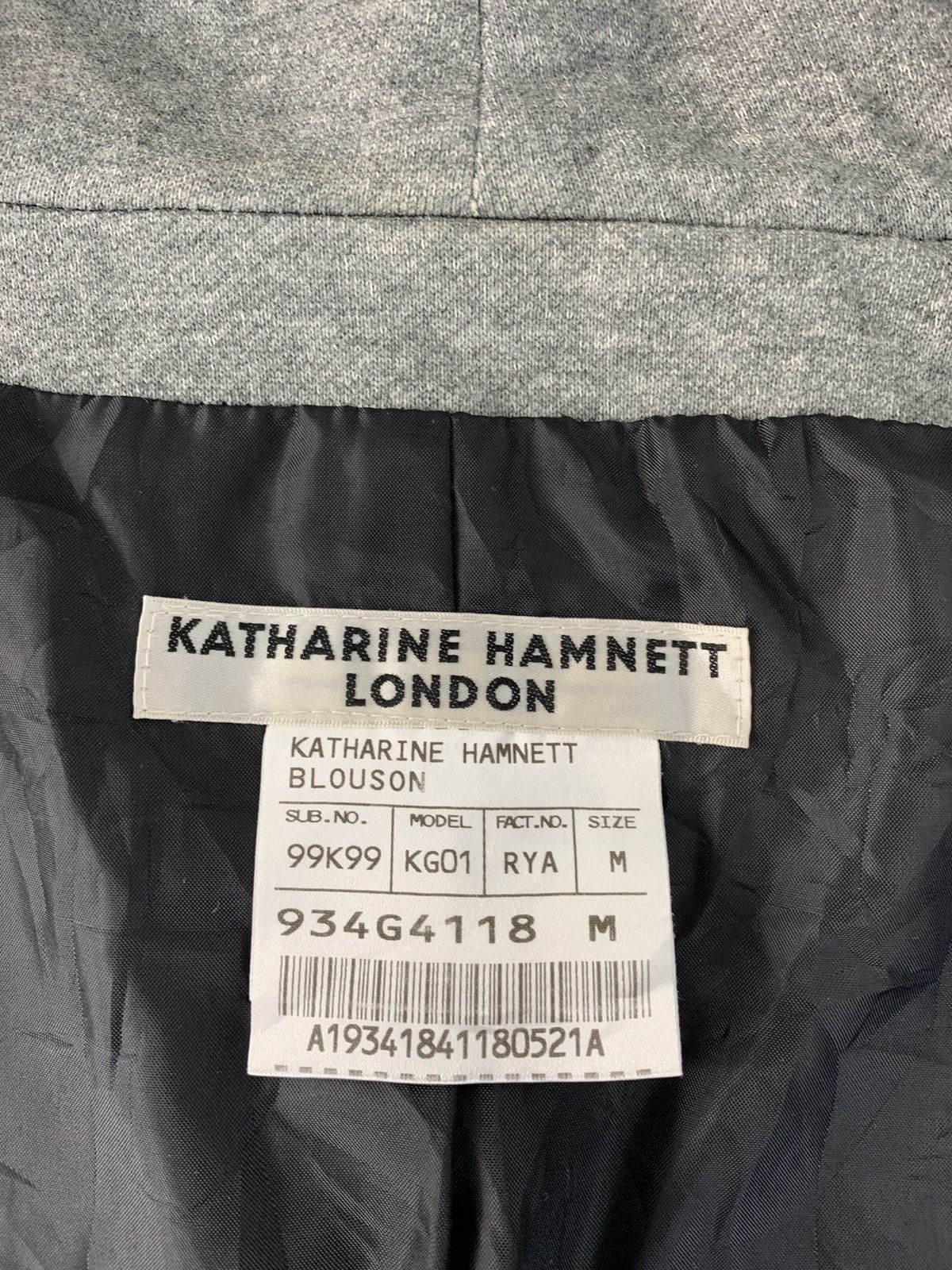 Katharine Hamnett London Katharine Hamnett London Blouson Jacket Hoodies Zipper Size M / US 6-8 / IT 42-44 - 6 Thumbnail