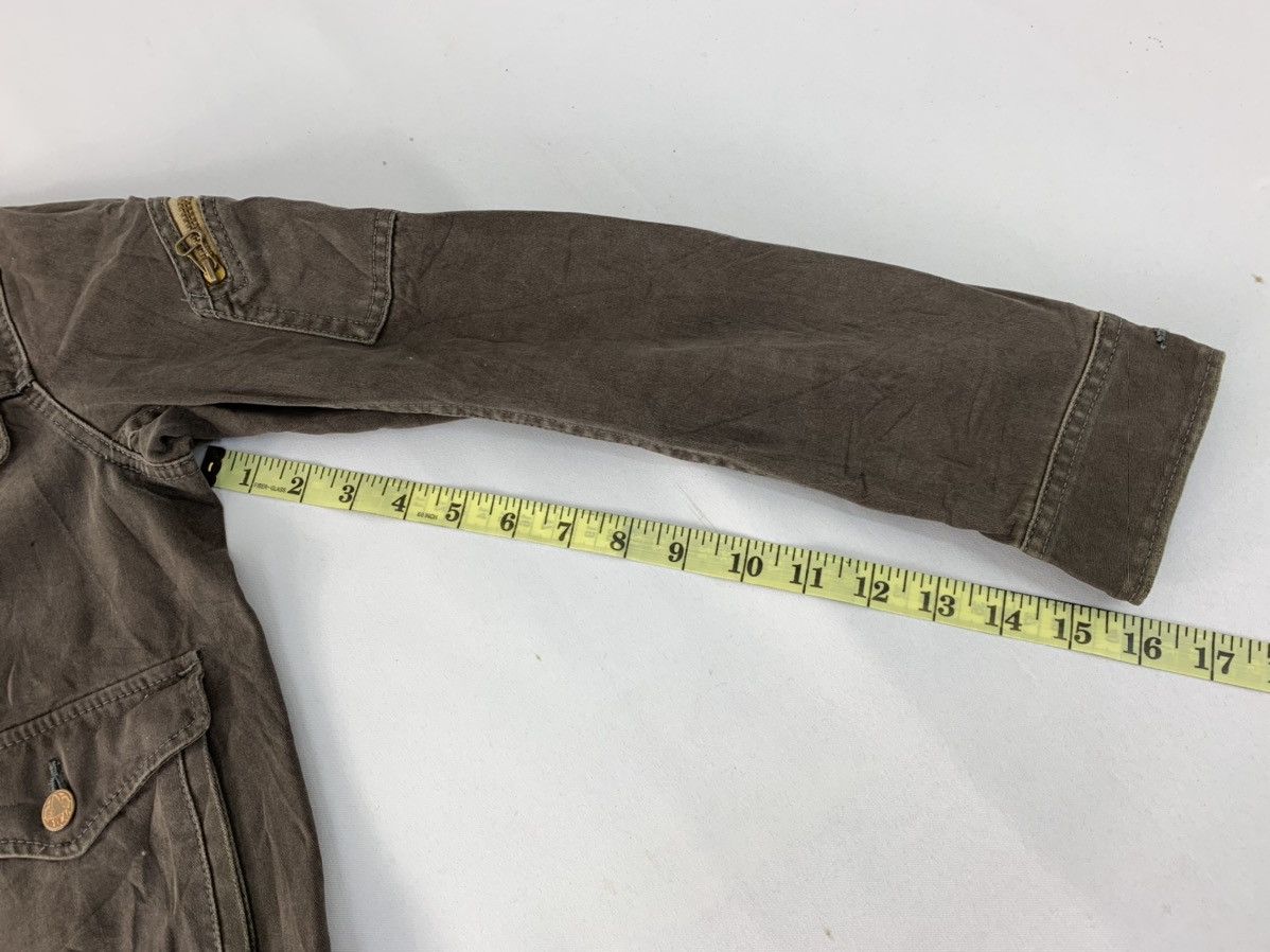 Japanese Brand Vintage Trucker Jacket Americana Japan Zipper Double Pocket Size S / US 4 / IT 40 - 12 Thumbnail