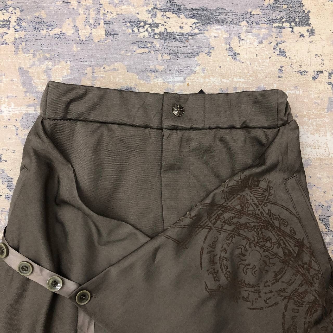 Japanese Brand P16 OZZ CONTE DESIGNER JAPAN PUNK PANTS W30-34 inch Size 30" / US 8 / IT 44 - 9 Thumbnail