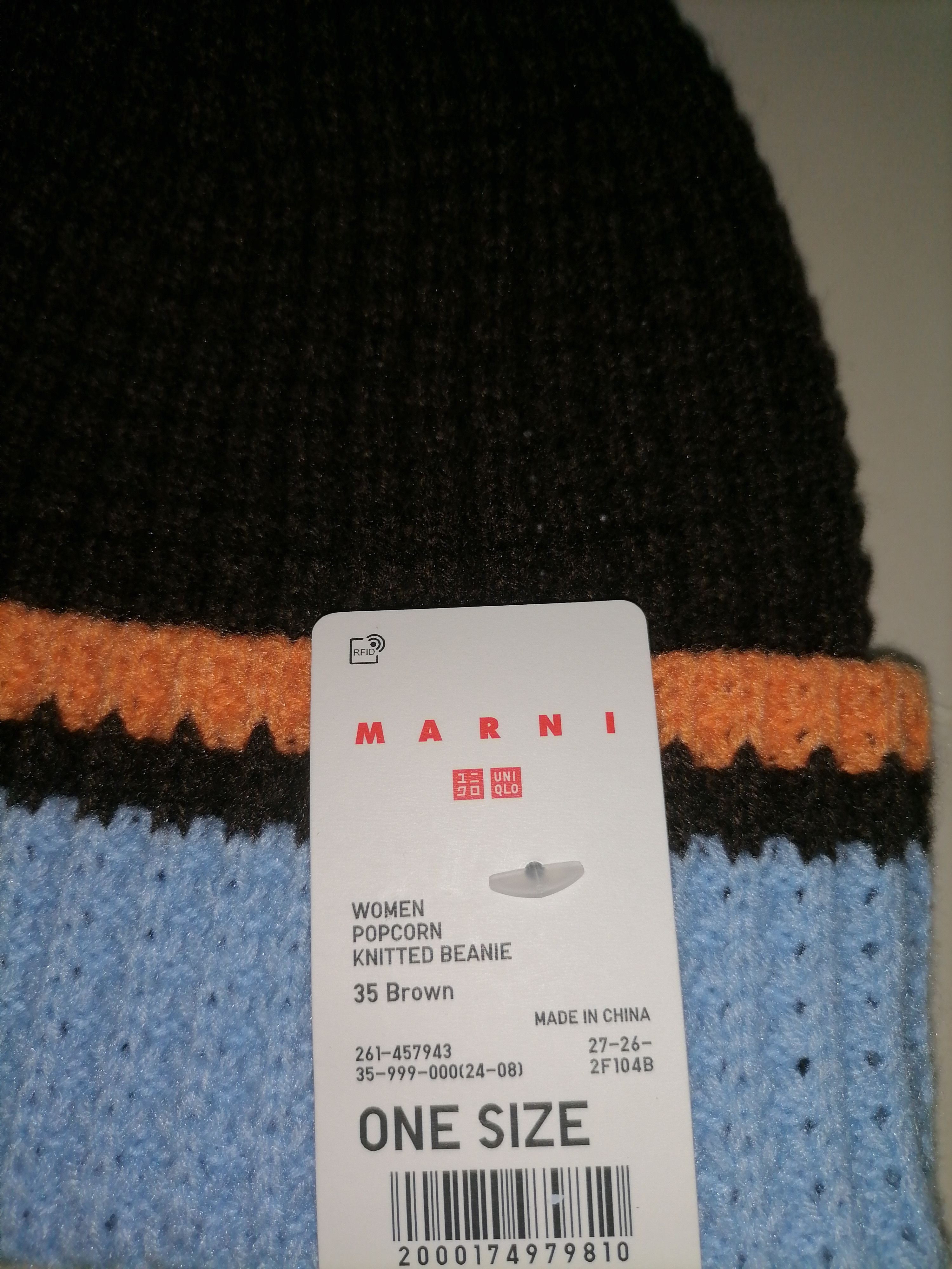 Japanese Brand × Marni Uniqlo x Marni Popcorn Knitted Beanie Size ONE SIZE - 4 Thumbnail