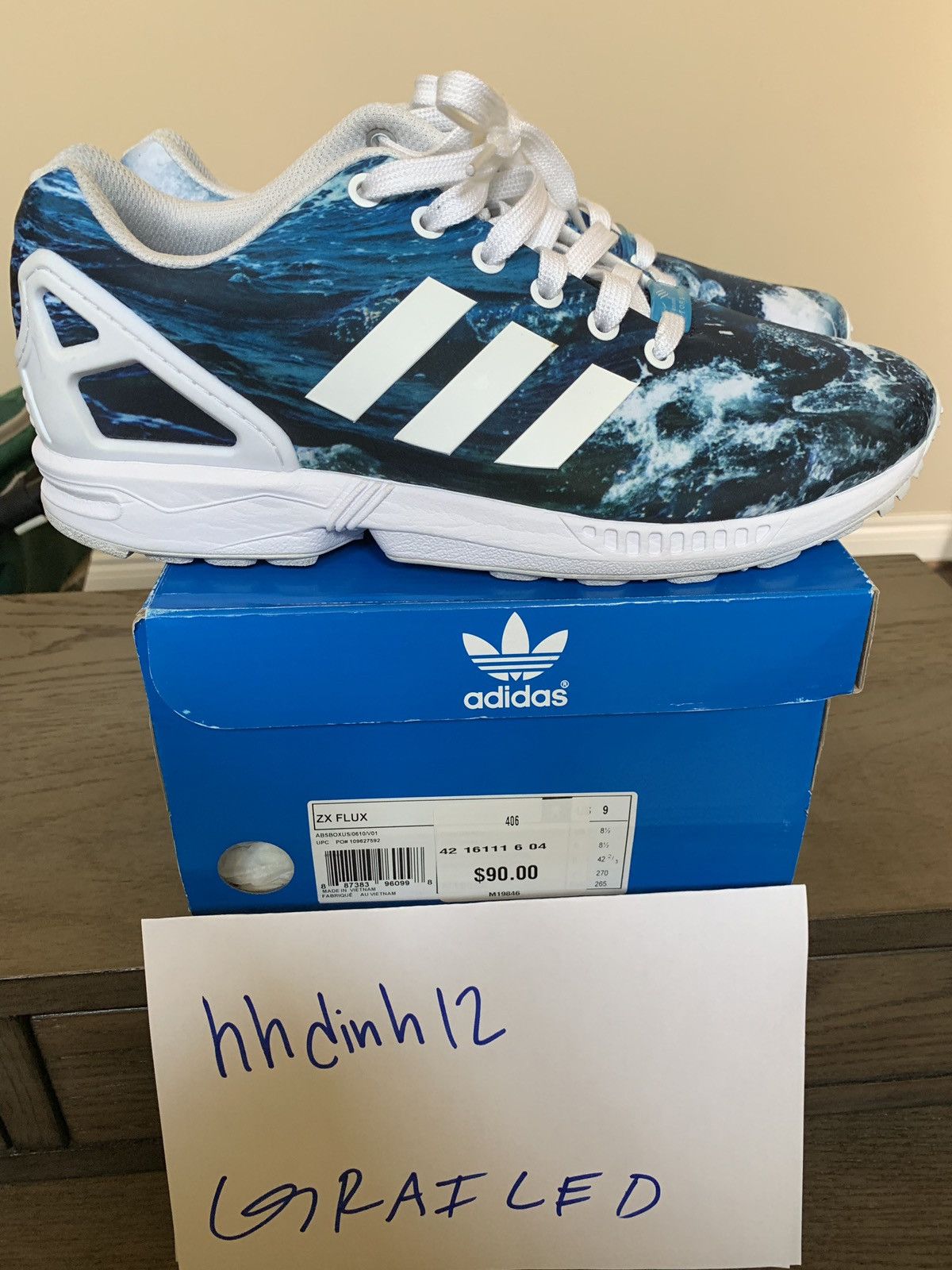 Sneakers Adidas Zx Ocean Adidas ZX Flux Ocean Waves Shoes