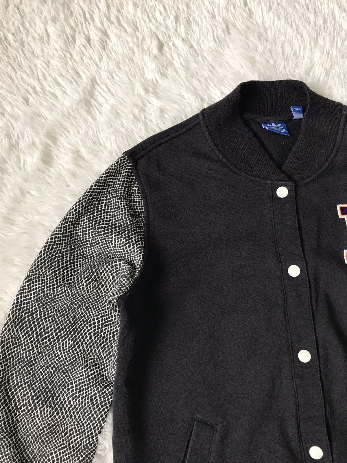 Adidas × NBA Lakers Adidas Snap Sweater Jacket Polka Sleeve Size US M / EU 48-50 / 2 - 6 Thumbnail