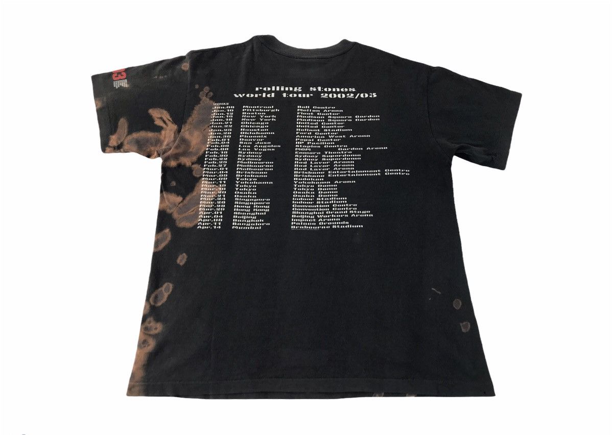 Band Tees The Rolling Stone English Rock Band World Tour 02/03 Bleach Size US L / EU 52-54 / 3 - 2 Thumbnail