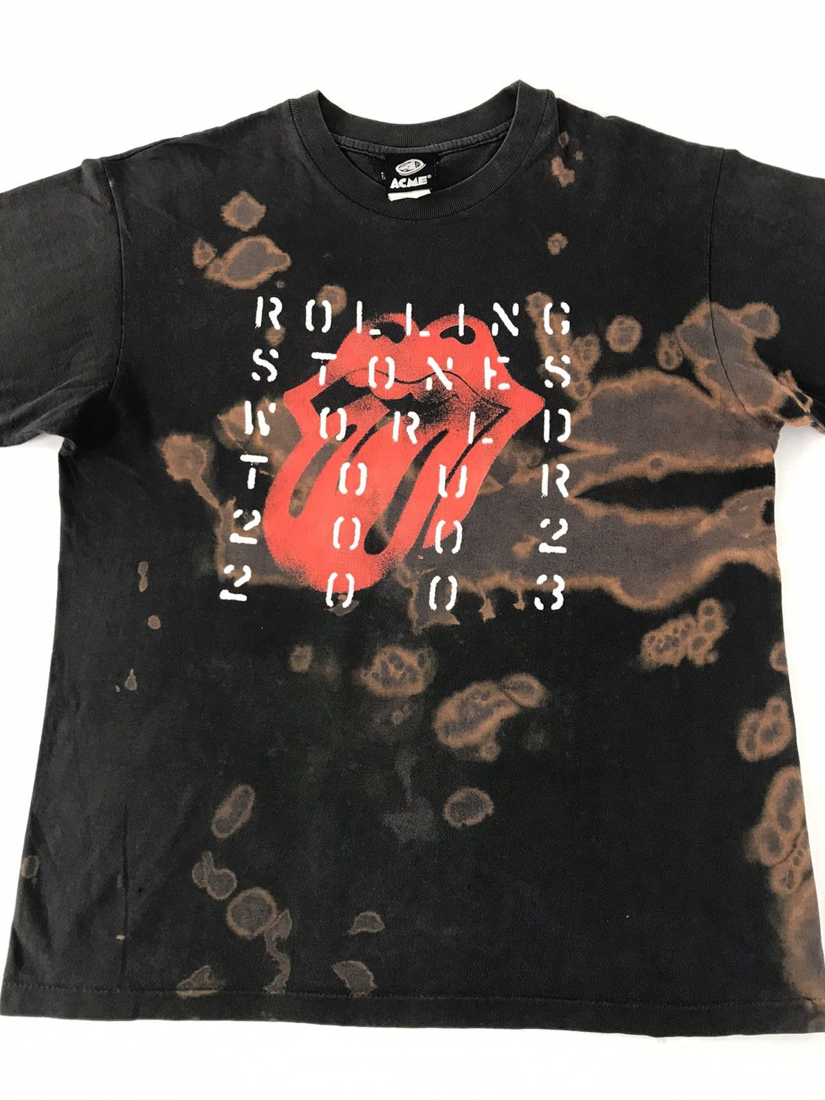 Band Tees The Rolling Stone English Rock Band World Tour 02/03 Bleach Size US L / EU 52-54 / 3 - 3 Thumbnail