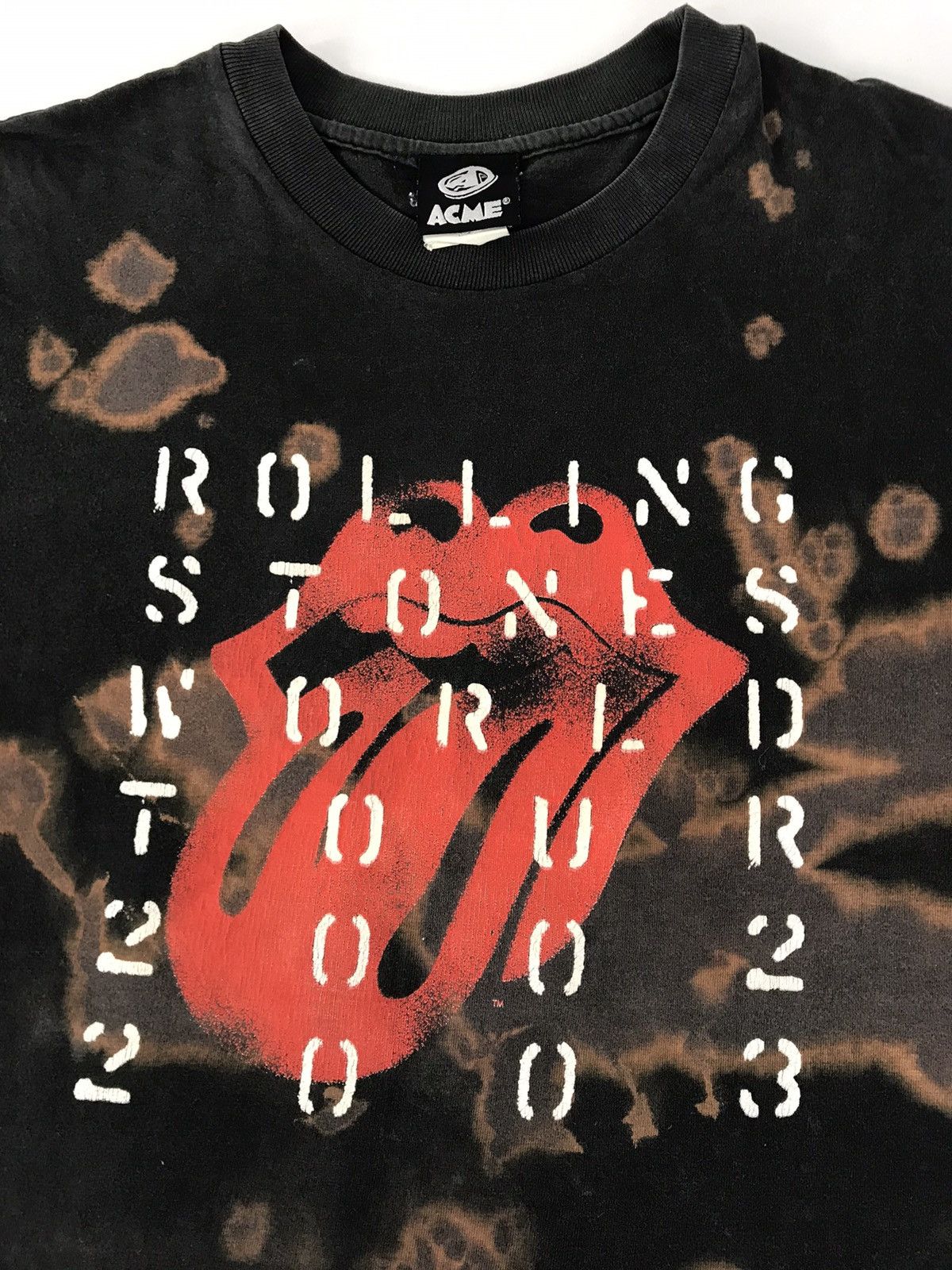 Band Tees The Rolling Stone English Rock Band World Tour 02/03 Bleach Size US L / EU 52-54 / 3 - 4 Thumbnail