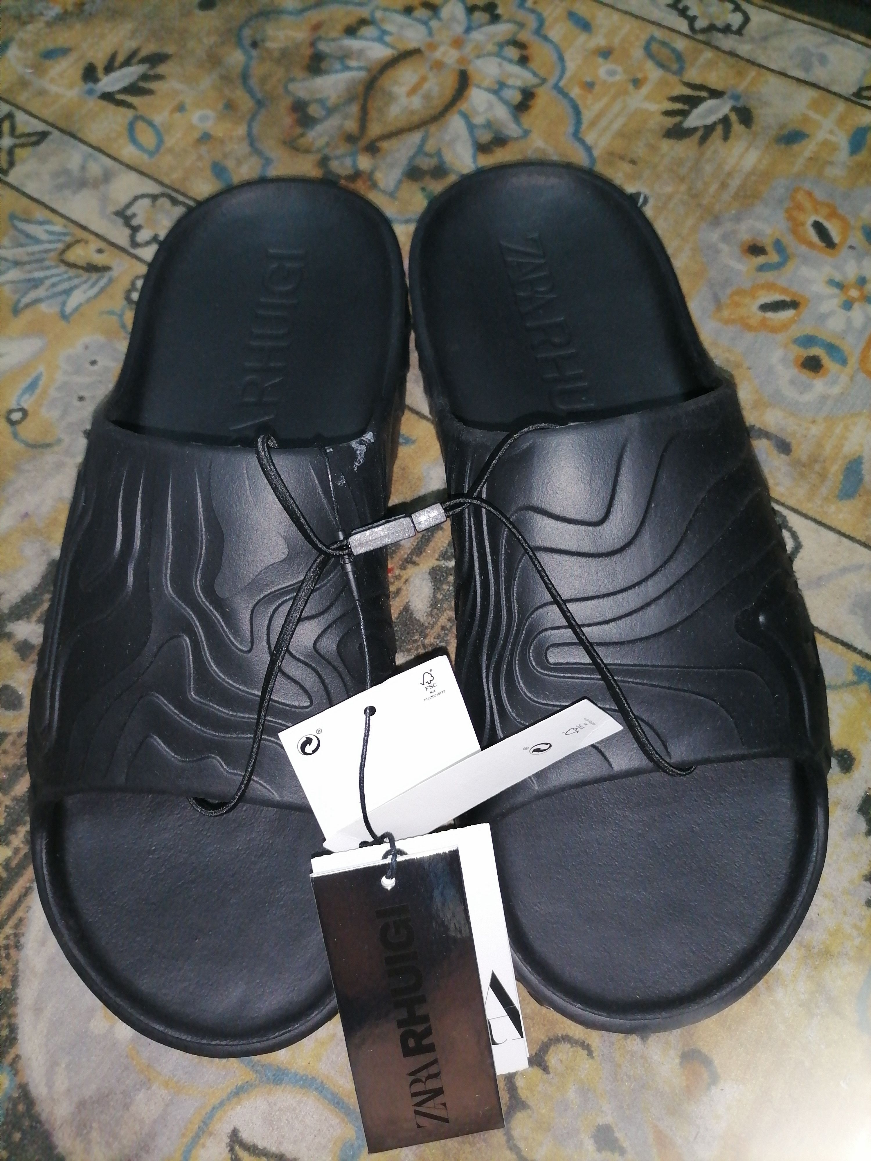 Rhude Rhuigi x Zara Slides Sandals Size US 9 / EU 42 - 1 Thumbnail