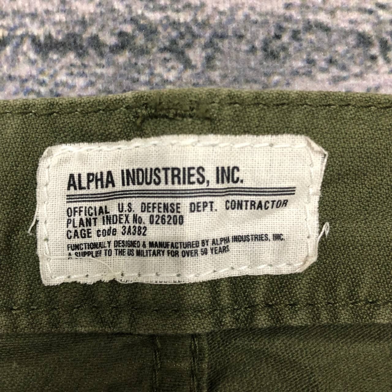 Alpha Industries P18 AMERICAN MILITARY CLOTHING ALPHA INDUSTRIES CARGO PANTS Size US 38 / EU 54 - 4 Thumbnail