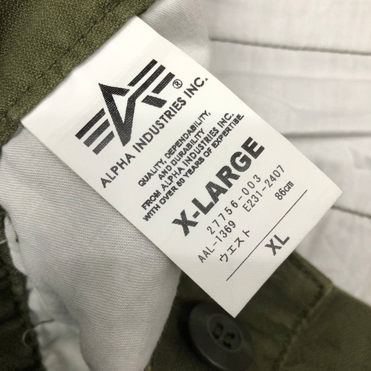 Alpha Industries P18 AMERICAN MILITARY CLOTHING ALPHA INDUSTRIES CARGO PANTS Size US 38 / EU 54 - 13 Thumbnail