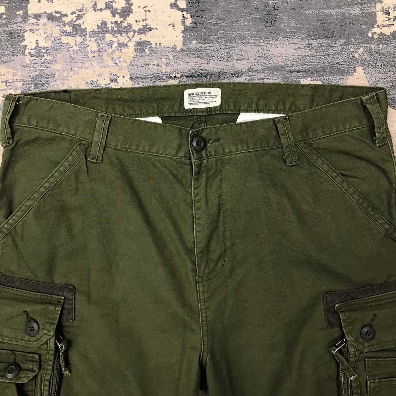 Alpha Industries P18 AMERICAN MILITARY CLOTHING ALPHA INDUSTRIES CARGO PANTS Size US 38 / EU 54 - 6 Thumbnail