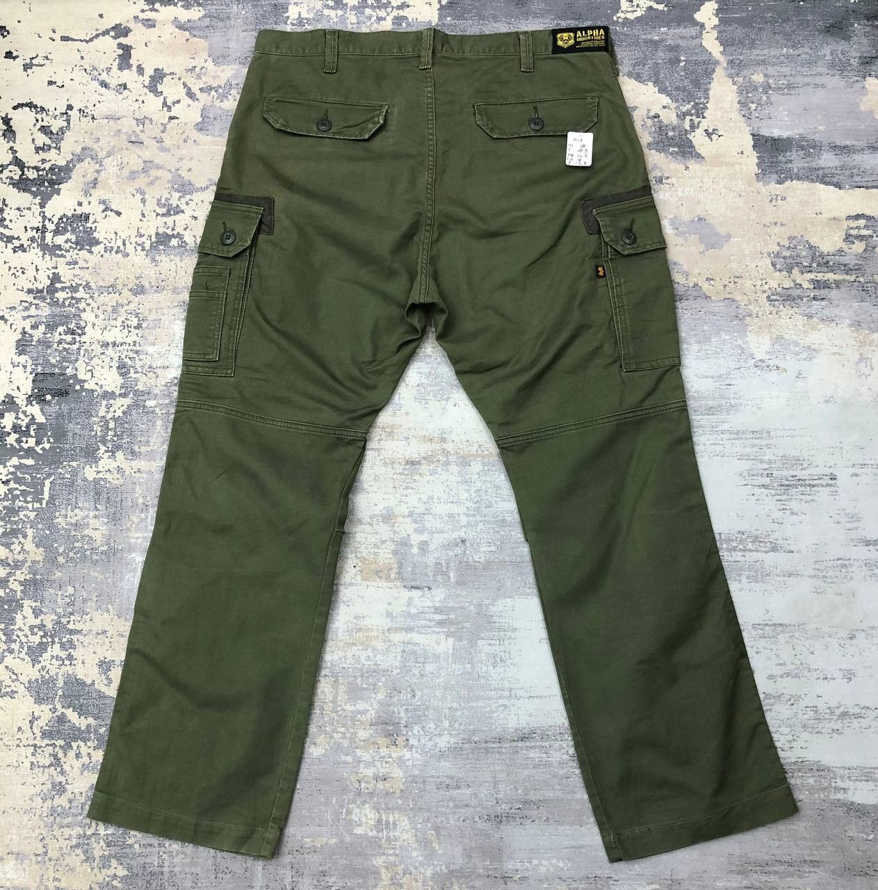 Alpha Industries P18 AMERICAN MILITARY CLOTHING ALPHA INDUSTRIES CARGO PANTS Size US 38 / EU 54 - 2 Thumbnail
