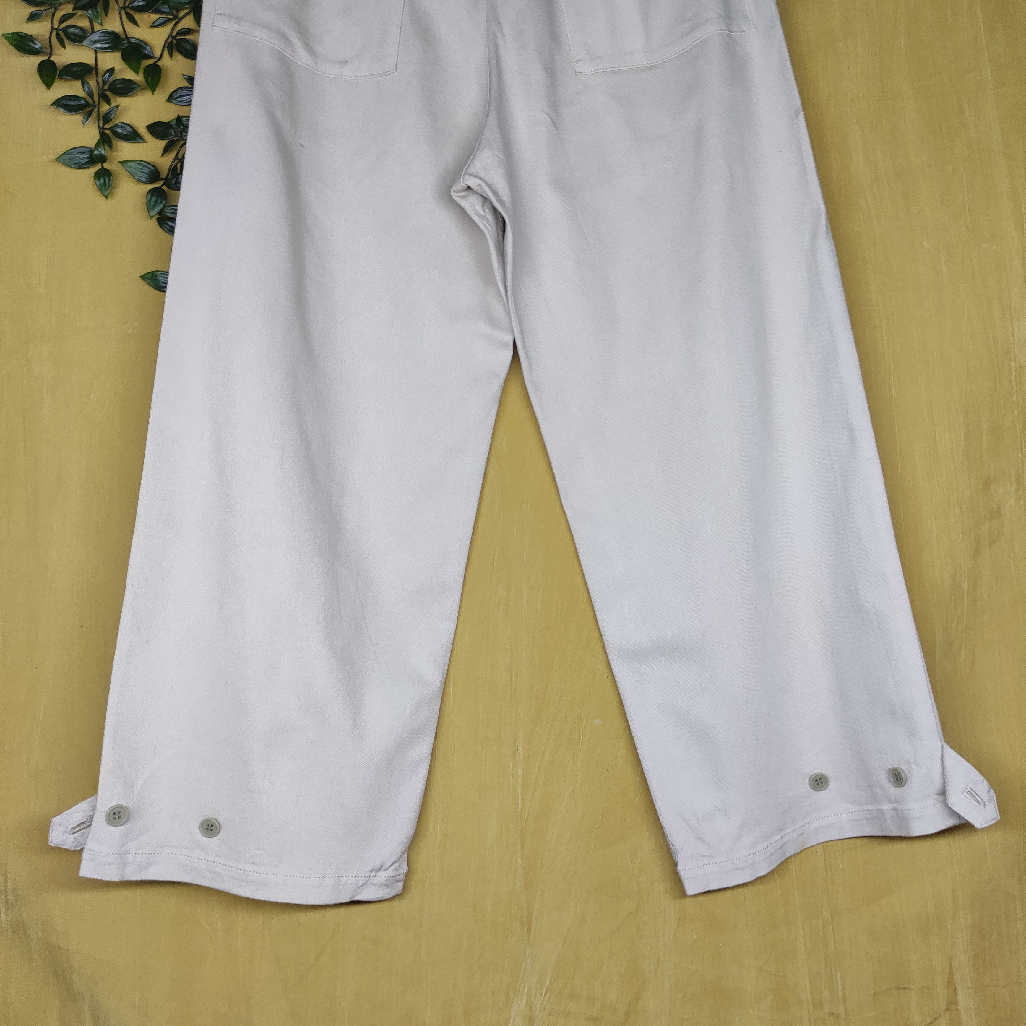 Issey Miyake a93 Plantation By ISSEY MIYAKE Palazzo Pants Size US 30 / EU 46 - 5 Thumbnail
