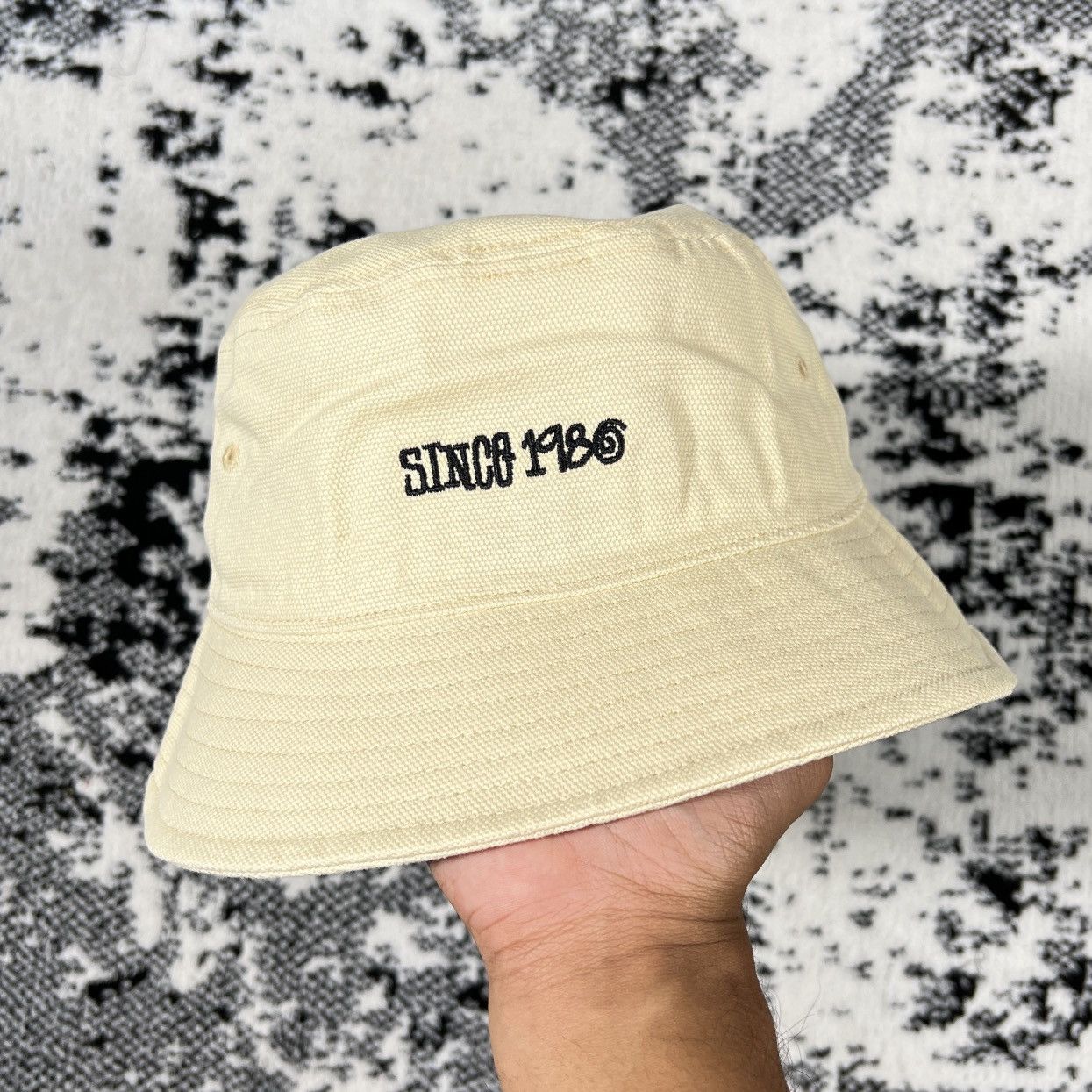 Stussy STUSSY CANVAS BUCKET HAT L/XL NATURAL Size ONE SIZE - 2 Thumbnail