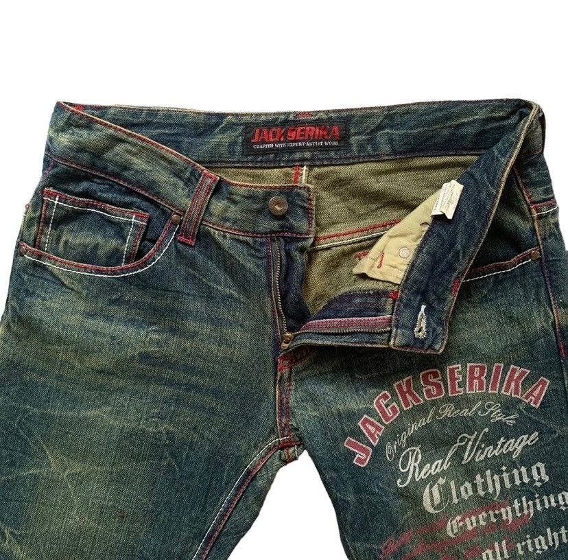 If Six Was Nine × Japanese Brand × Le Grande Bleu (L.G.B.) 🔥Steal🔥 Jack Serika Artist Style Hysteric Glamour Jeans Size US 32 / EU 48 - 7 Thumbnail