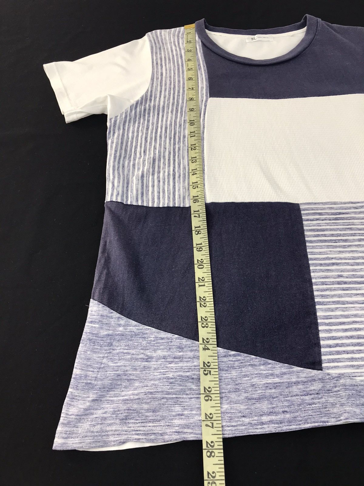 Japanese Brand × Takeo Kikuchi Vintage Takeo Kikuchi Patchwork Pattern Design Tee Size US M / EU 48-50 / 2 - 8 Thumbnail