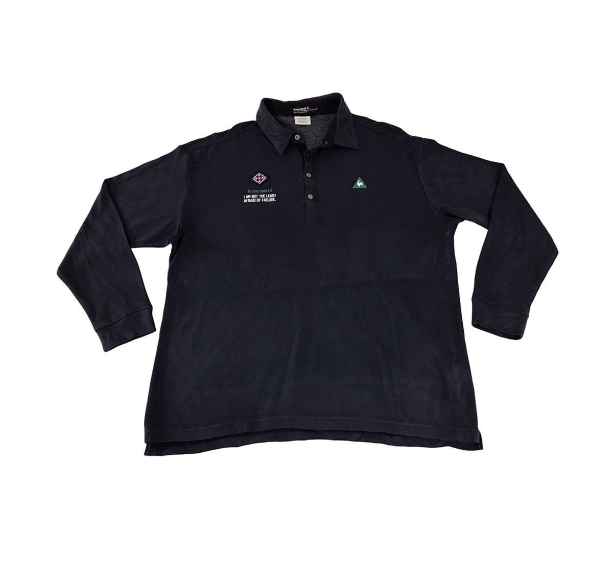 Le Coq Sportif × Vintage Vintage Le Coq Sportif Embroidery Logo Longsleeve Polo XXL Size US XXL / EU 58 / 5 - 1 Thumbnail