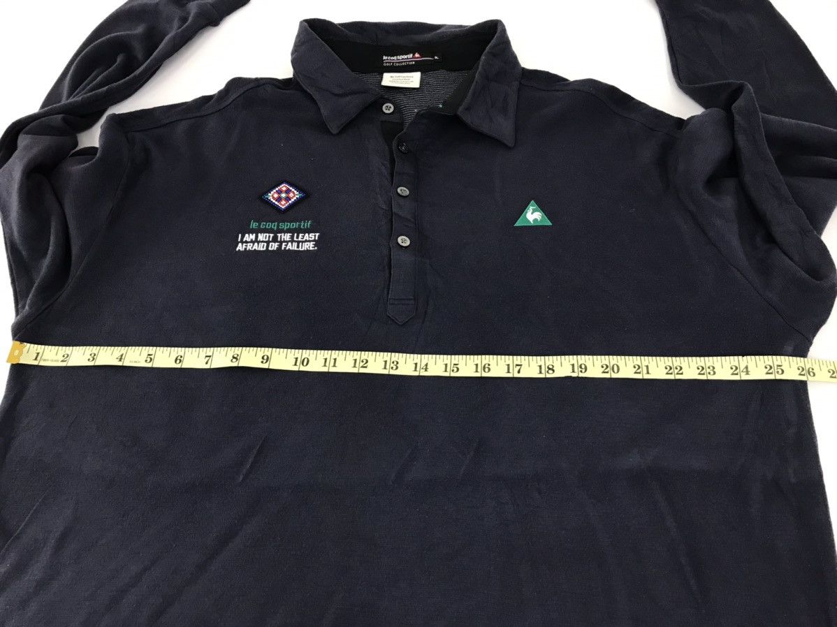 Le Coq Sportif × Vintage Vintage Le Coq Sportif Embroidery Logo Longsleeve Polo XXL Size US XXL / EU 58 / 5 - 7 Thumbnail