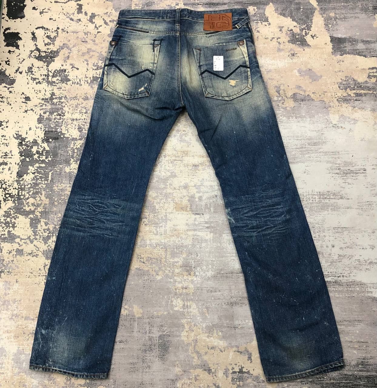 Energie P23 ENERGIE DISTRESSED DENIM JEANS Size US 35 - 2 Thumbnail