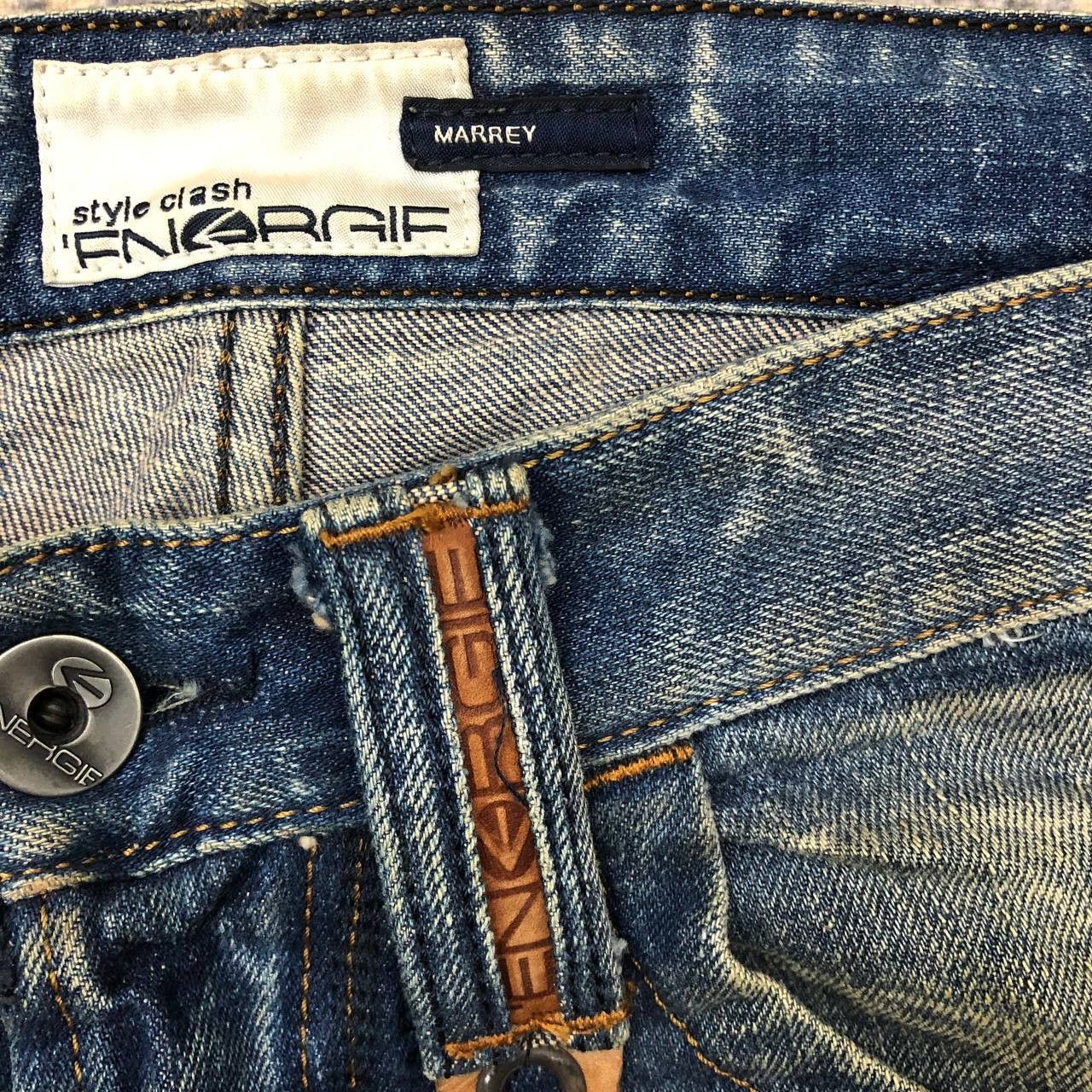 Energie P23 ENERGIE DISTRESSED DENIM JEANS Size US 35 - 4 Thumbnail