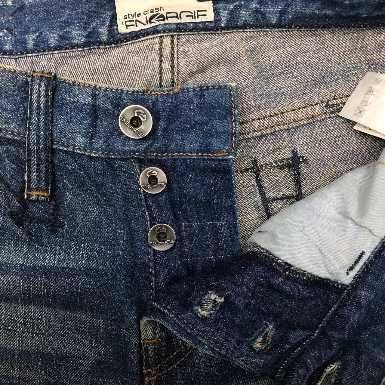 Energie P23 ENERGIE DISTRESSED DENIM JEANS Size US 35 - 13 Thumbnail