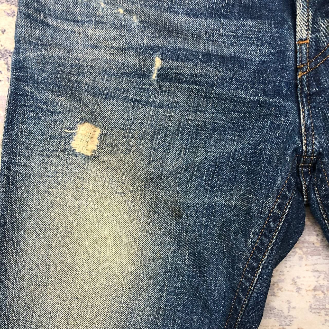 Energie P23 ENERGIE DISTRESSED DENIM JEANS Size US 35 - 5 Thumbnail