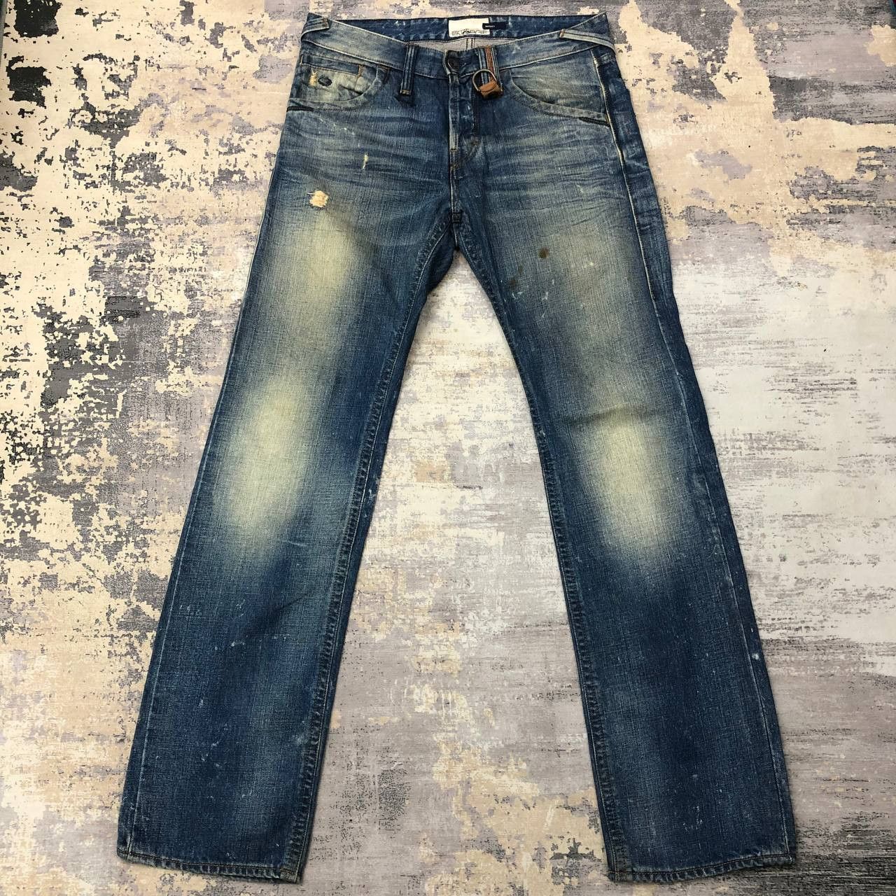 Energie P23 ENERGIE DISTRESSED DENIM JEANS Size US 35 - 1 Thumbnail