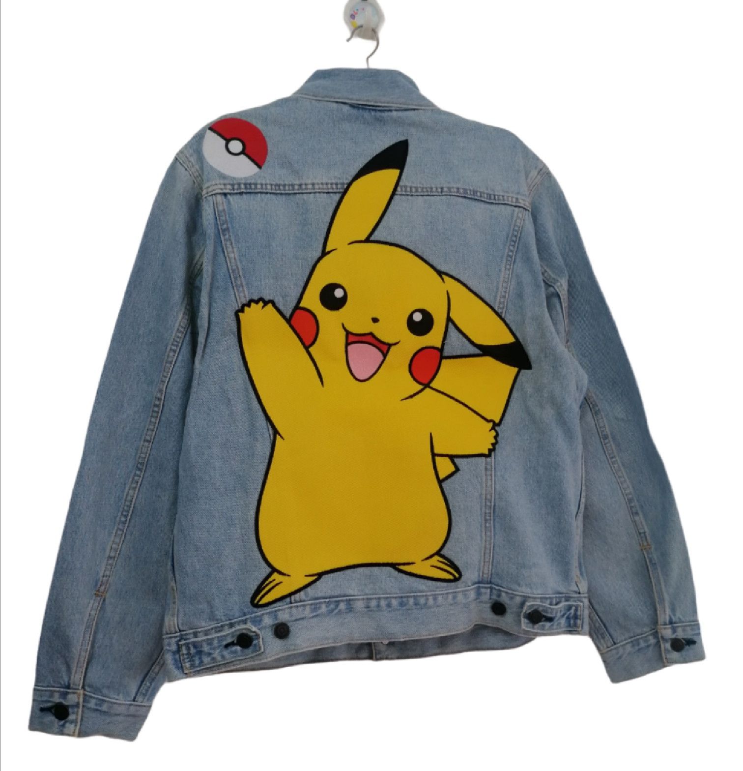 Rare Levis x Pokemon 25th Anniversary Trucker Jacket