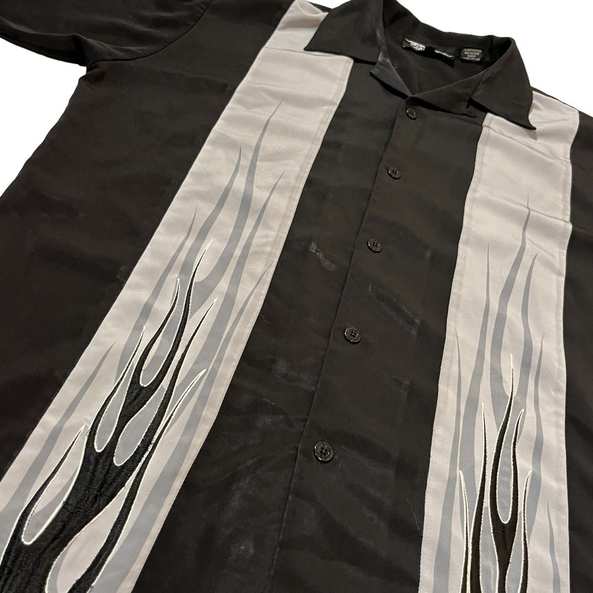 Dragonfly Y2K Dragonfly Brand Flame Bowling Shirt Size US L / EU 52-54 / 3 - 3 Thumbnail